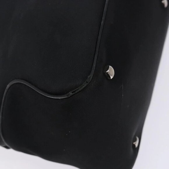Salvatore Ferragamo Hand Bag Nylon Black Auth cl500 - Picture 3 of 16